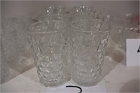 8 - Fostoria American 5' Straight Tumblers