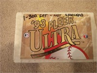 1993 Fleer baseball Ultra 1 to 300 not checked