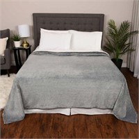 98" x 92" Kirkland Signature Queen Plush Blanket,