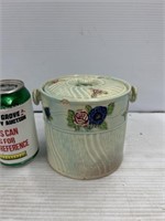Made in Japan ceramic container with lid