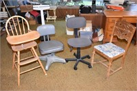 4- VINTAGE CHAIRS ! -OS