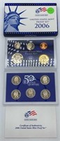 2006 US Mint Proof Set, 10 Coins, Including 5