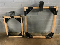 2- Machinery Carts, 25 X 19 & 35 X 30in