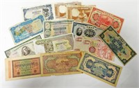 15 pc LARGE FOREIGN CURRENCY / PAPER MONEY