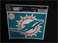 Miami Dolphins Multi Use Die Cut Decal