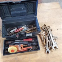 Tool Box w Tools and Wrwnches