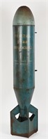 WWII US ARMY PRACTICE M38A2 BOMB 100 LB. INERT