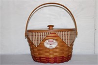 10 INCH ROUND LONGABERGER BASKET