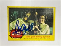 Autograph COA Star Wars Trading Card