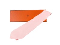 Hermes Pink Necktie