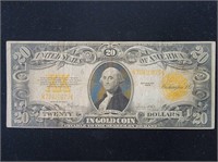 1922 $20 Gold Certificate FR-1187
