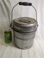 Vintage 3pc Crescent Coal Miners Lunch Bucket