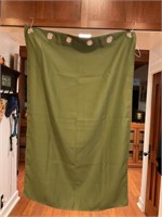 (8) 62 x 41 Green Curtains
