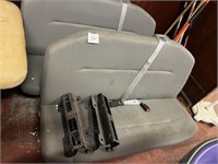 Gray van bench seats