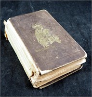 Antique 1842 Religious Emblems Detailed Book