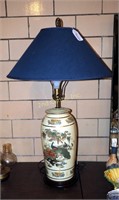 Large 36" Oriental China Ginger Jar Table Lamp