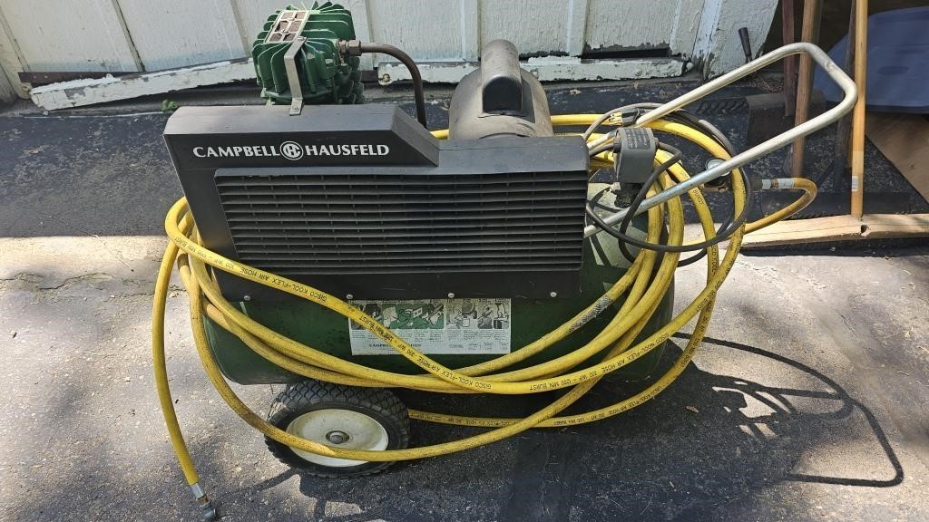 Campbell Hausfeld Vintage Air Compressor with 25