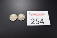1936 & 1937 Buffalo Nickels