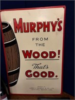 Murphy's From The Wood, Vintage Style Sign, Three