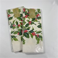 Vintage Hallmark Christmas Paper Tablecloths