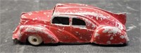 Vintage hubbly red metal toy car