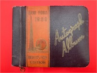 New York 1939 World’s Fair Edition Autograph Album