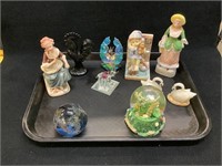 Tray Lot Figurines
