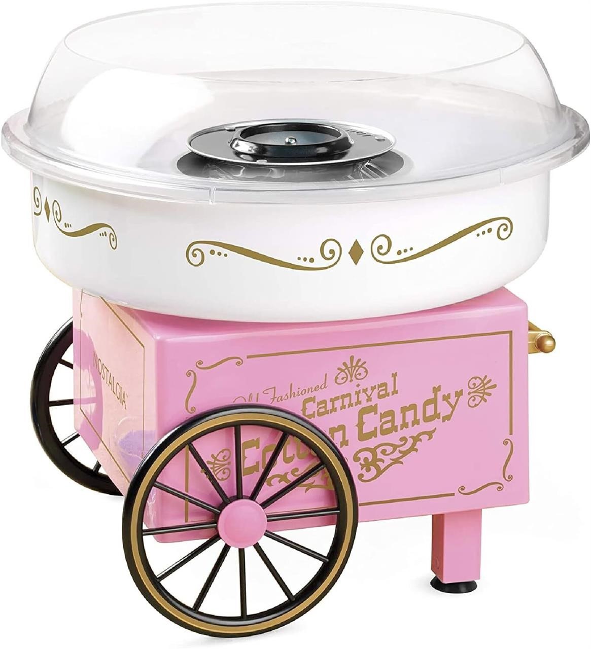 Nostalgia Cotton Candy Machine - Retro (Pink)