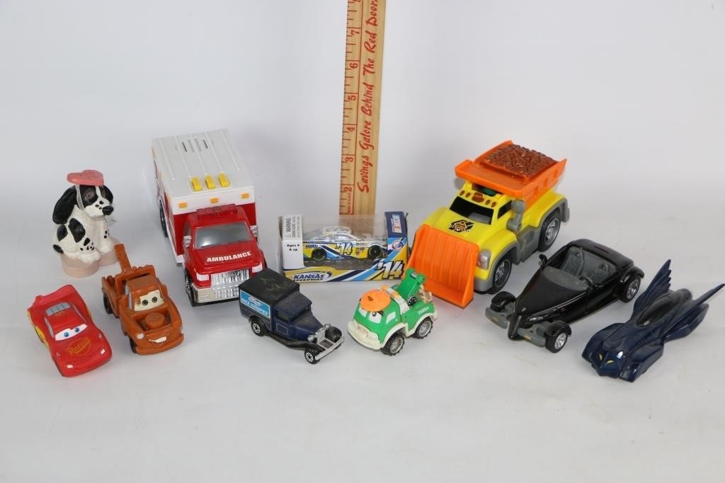 Lot of Toy Cars and Trucks-All for one money!