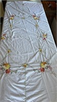 Four vintage tablecloths