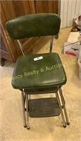 Vintage chair step stool