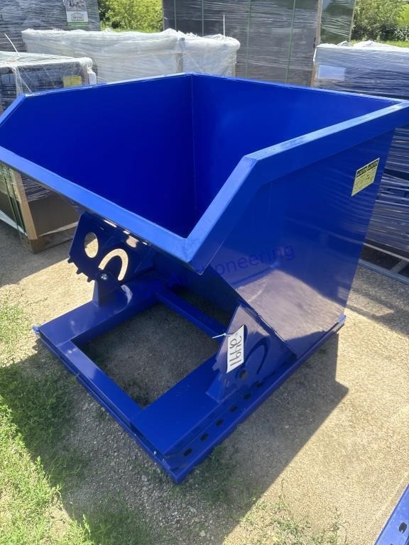 SELF-TIPPING DUMPSTER, 43X43X40"T, TAX APPLIES