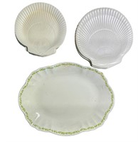 Wedgewood Shell dishes - (8) are 9" two appear to