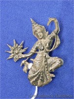 Sterling Silver Siamese Dancer - Made in Siam