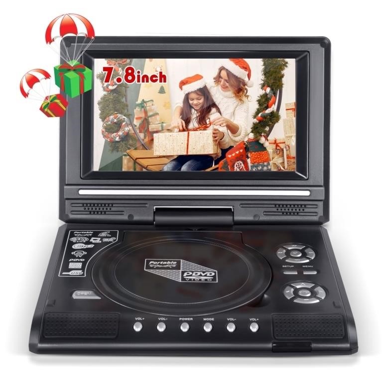 E7143  Doosl iFanze Portable DVD Player, 13.9