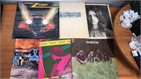 Lot of 6 Records ZZ Top 38 Special Kinks Etc