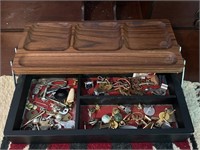 Mens Treasure Jewelry Box With Small Blanket