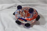 A Millifiori Artglass Frog