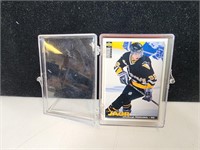 GUC Assorted Hockey Cards w/Protective Case