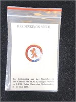 COLLECT Herdenkings Speld Beatrix-Canada Pin