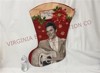 Large 30" Tall Elvis Presley Christmas Stocking