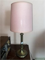 BRASS TABLE LAMP (27" TALL)