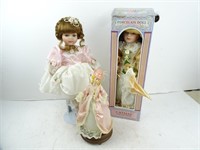 Lot of 3 Dolls - Porcelain Gepeddo Cathay & Music