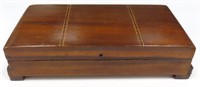 Inlaid Mahogany Box, 8.5"x4.5"x2", nice box