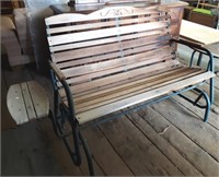 Gliding Patio Bench