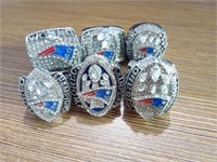 New England Patriots Set Championship Rings NEW