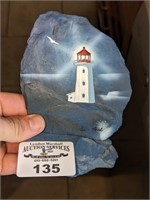 Baylift Art Lighthouse on slate