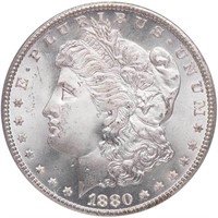 $1 1880-CC PCGS MS67 CAC