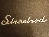 Street Rod Chrome Emblem 7" L