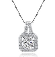 925S 0.5ct Moissanite Diamond Necklace